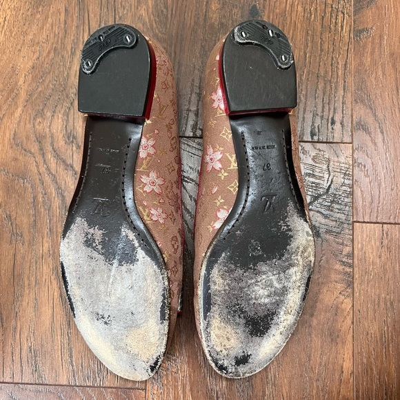 Louis Vuitton Cherry Blossom Ballet Flats Size 37 EU - Picture 8 of 13